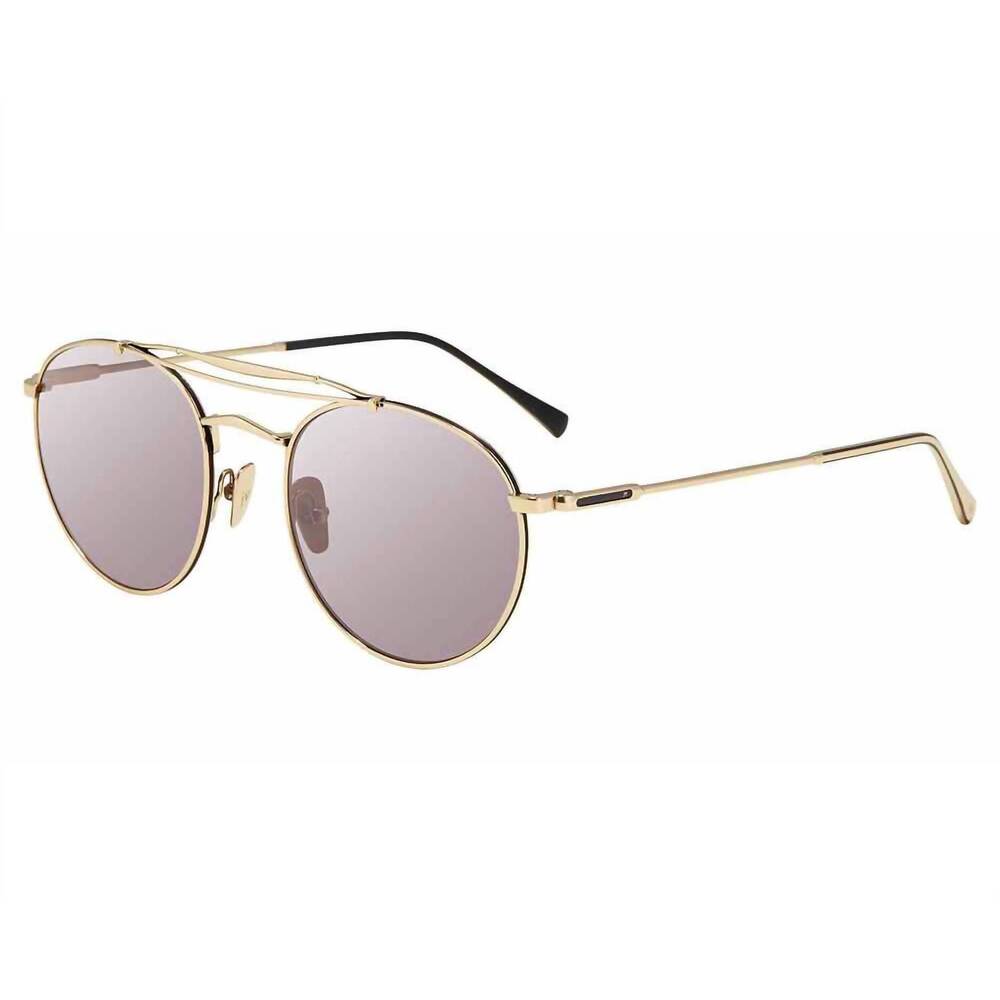 NEW JOHN VARVATOS unisex v547 round non-polaroid sunglasses in gold